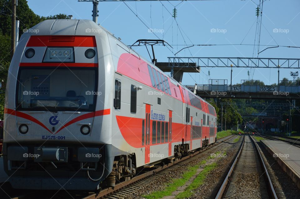 train in Kaunas