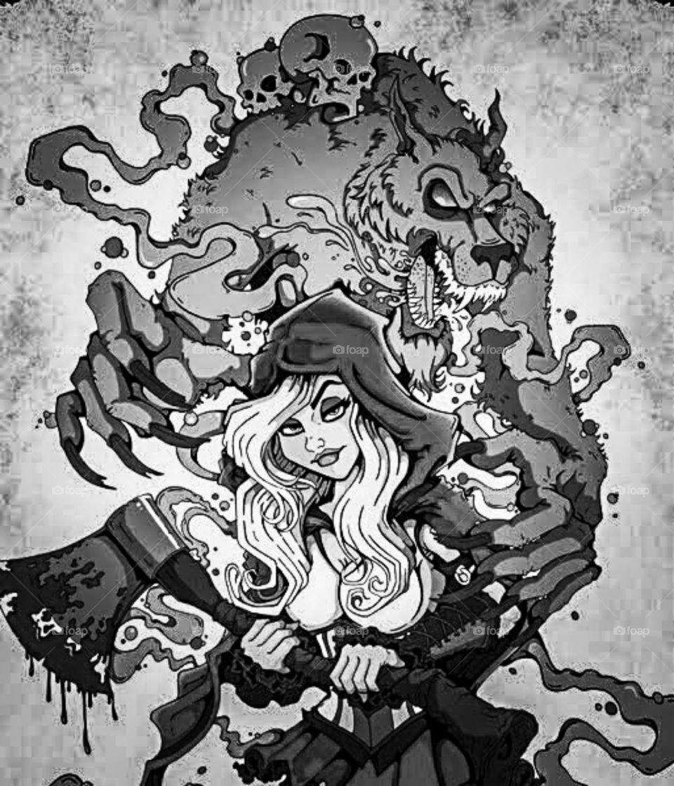 World in black and white