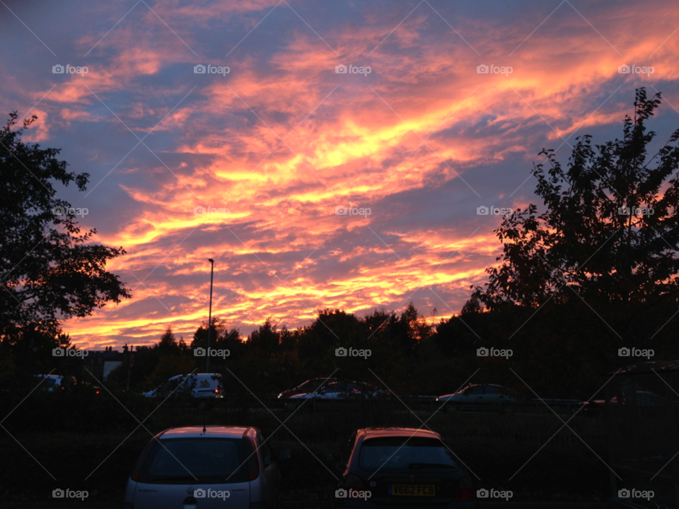 macclesfield cheshire united kingdom sky sunset orange by null_device