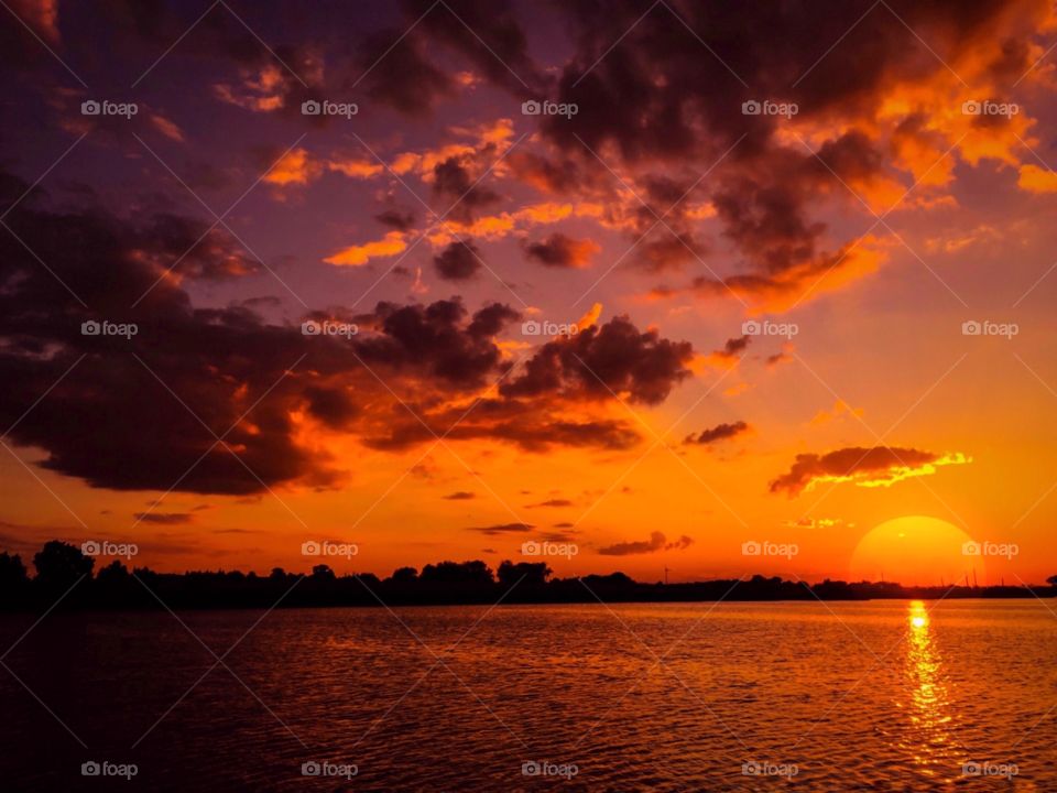 Sunset, Water, Dawn, Dusk, Evening