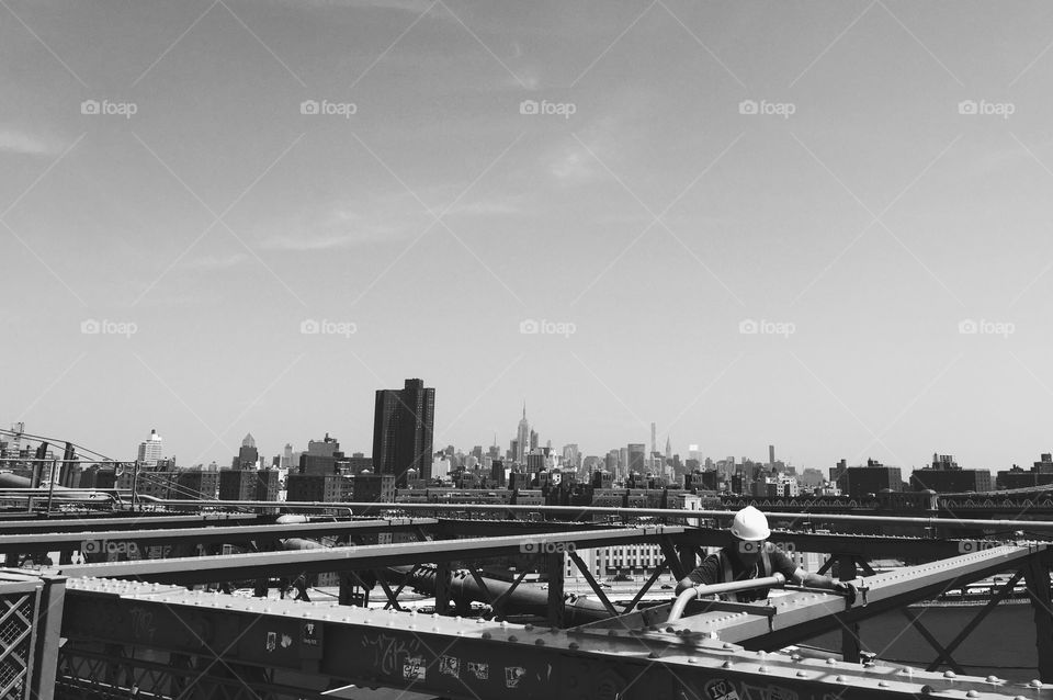 Brooklyn Bridge worker 
