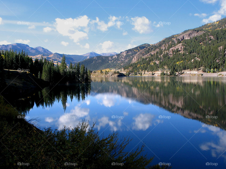 Colorado mountain reflection