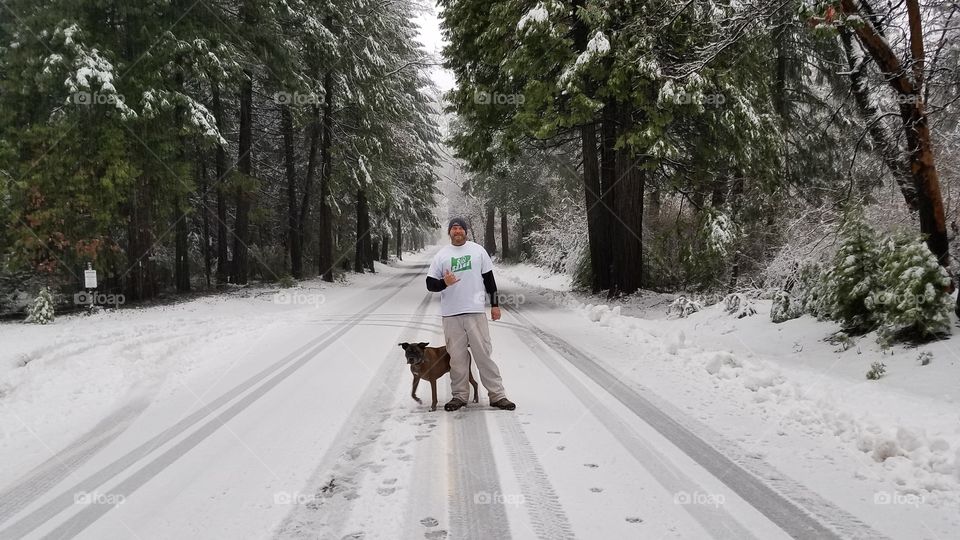 Thor and I in the Sierras!