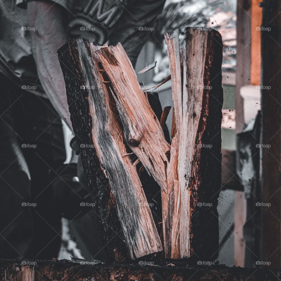 Wood simply falling apart.