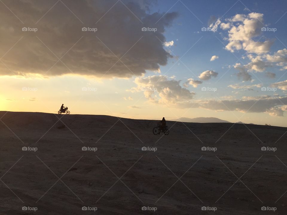 Landscape, Sunset, Desert, Evening, Dawn