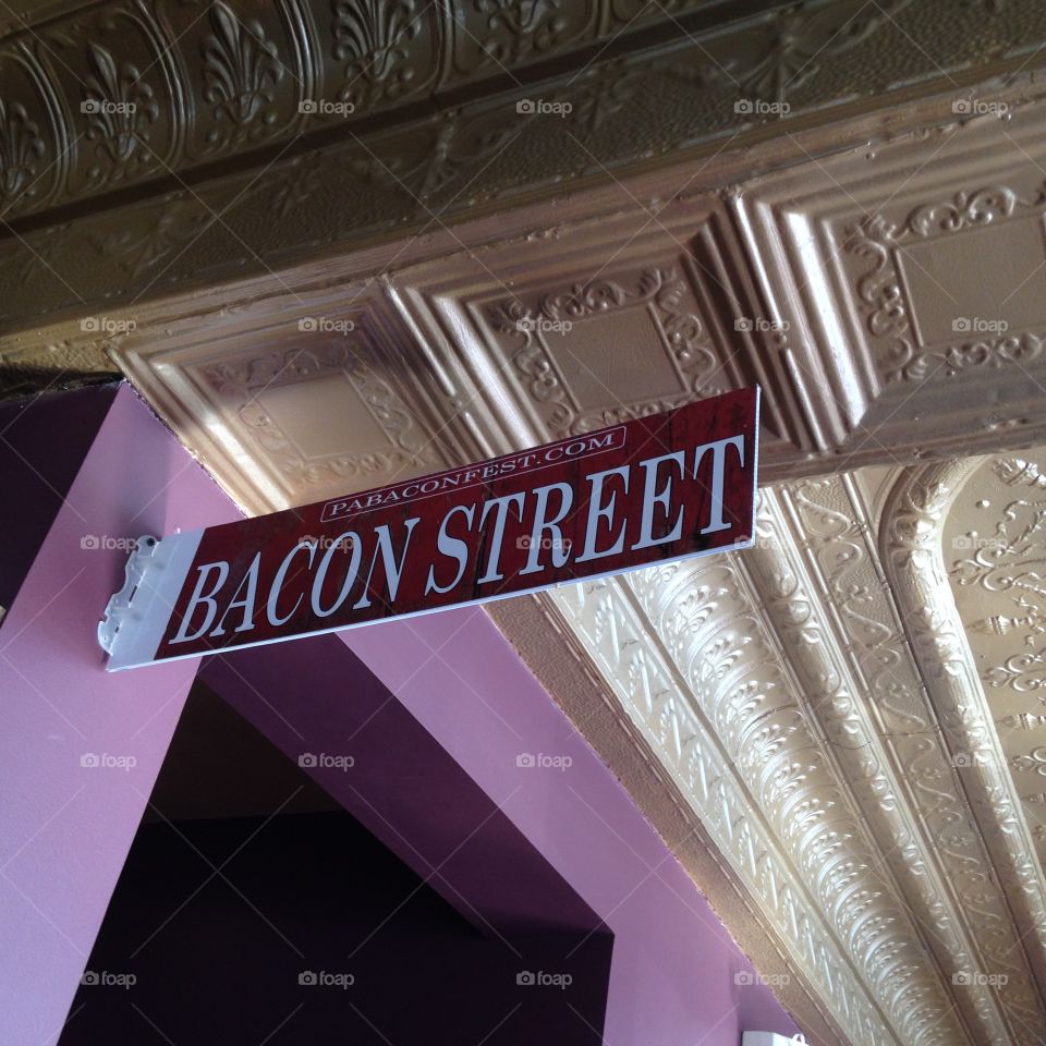 Bacon Street. Taken on a trip to Easton, PA.