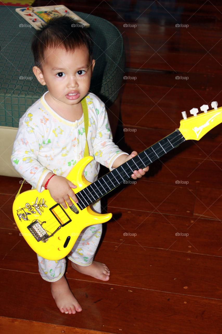 Guitarist Thithi. Are you ready to rock and roll?