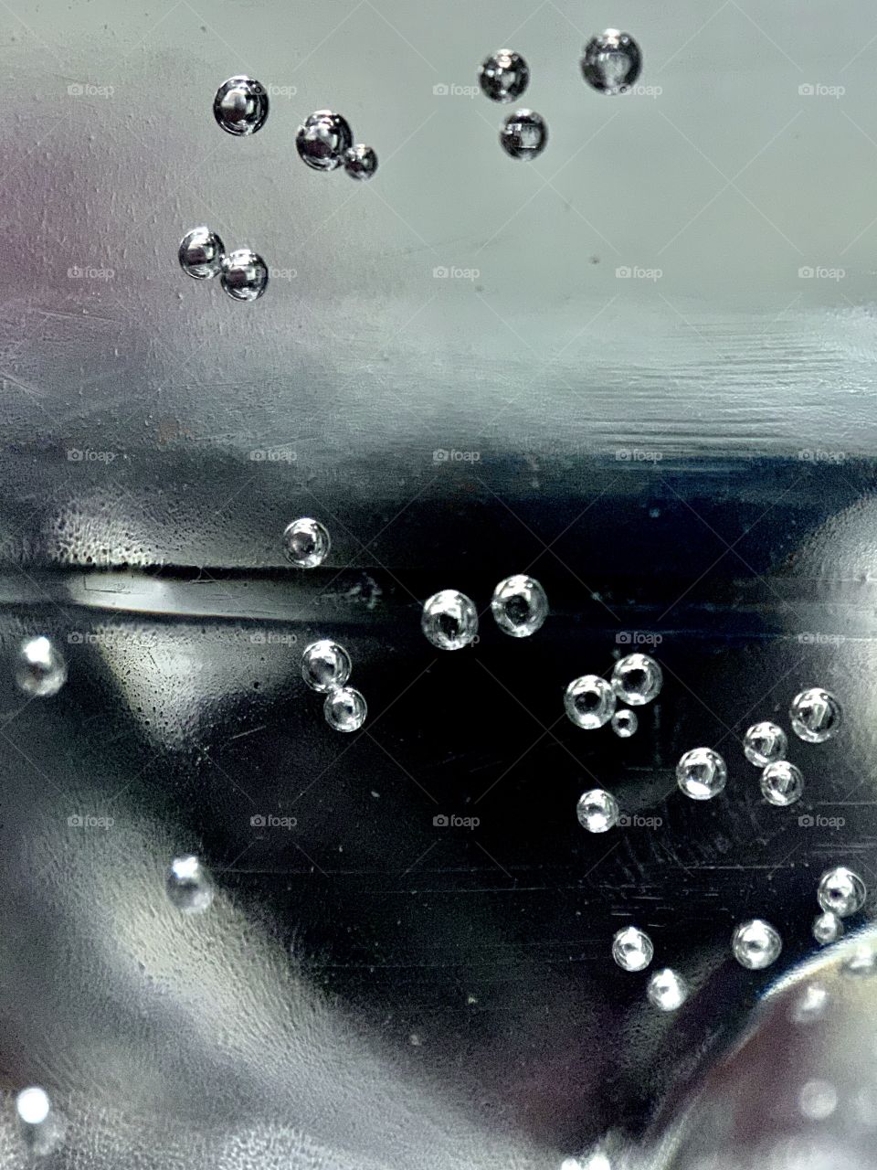 bubbles in bottled water