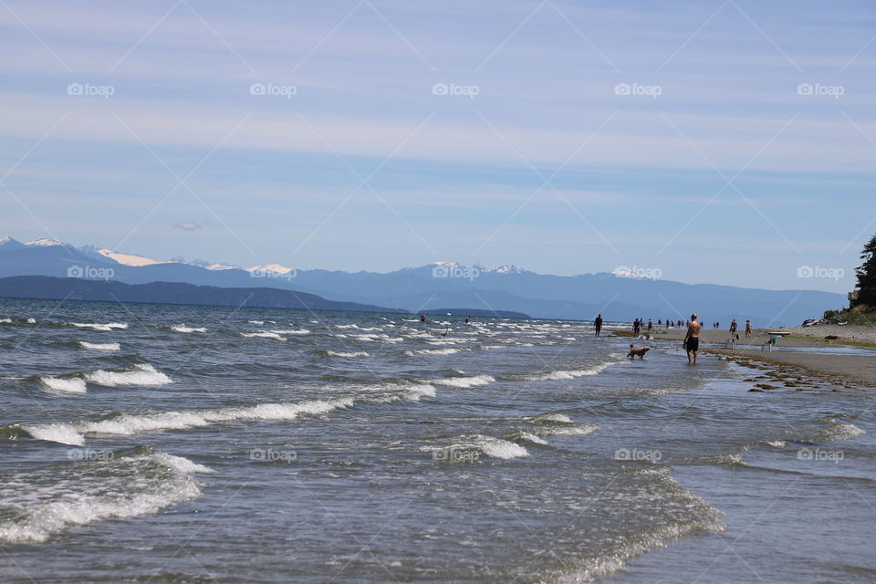 People in the ocean