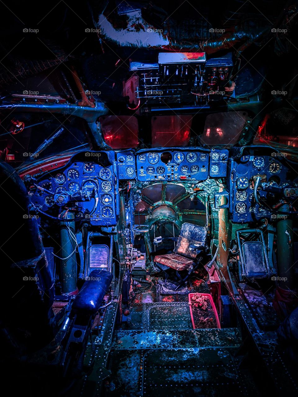 old cockpit