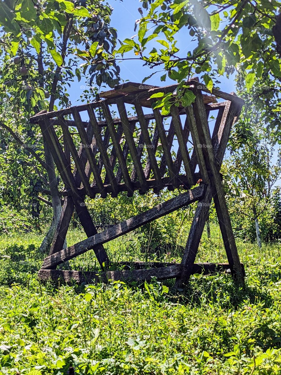 Trough in the garden