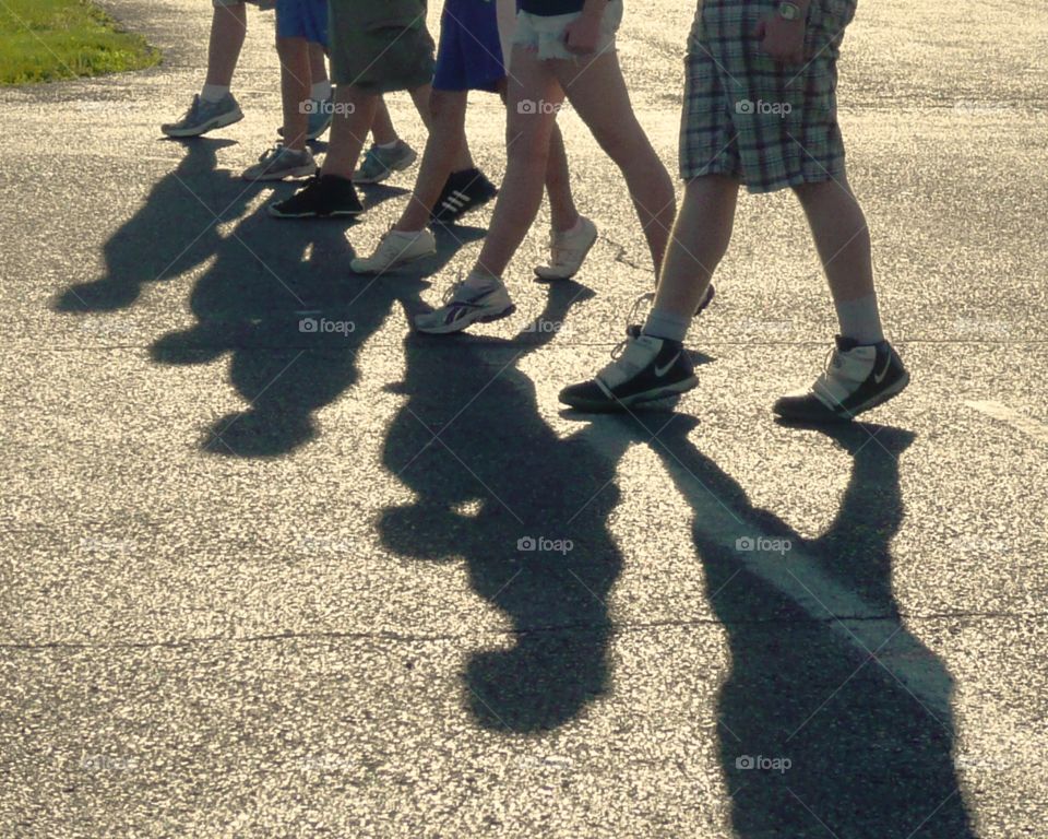 Leg shadows