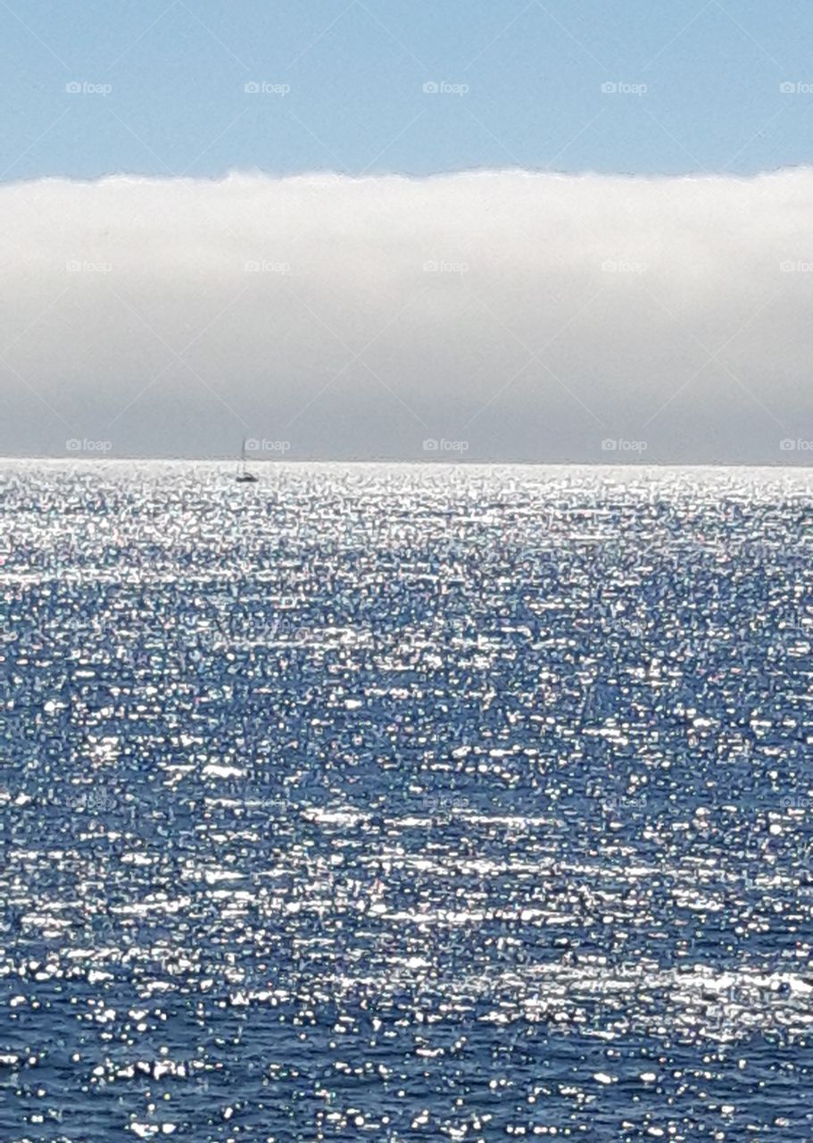 overlooking the sea in Cascais