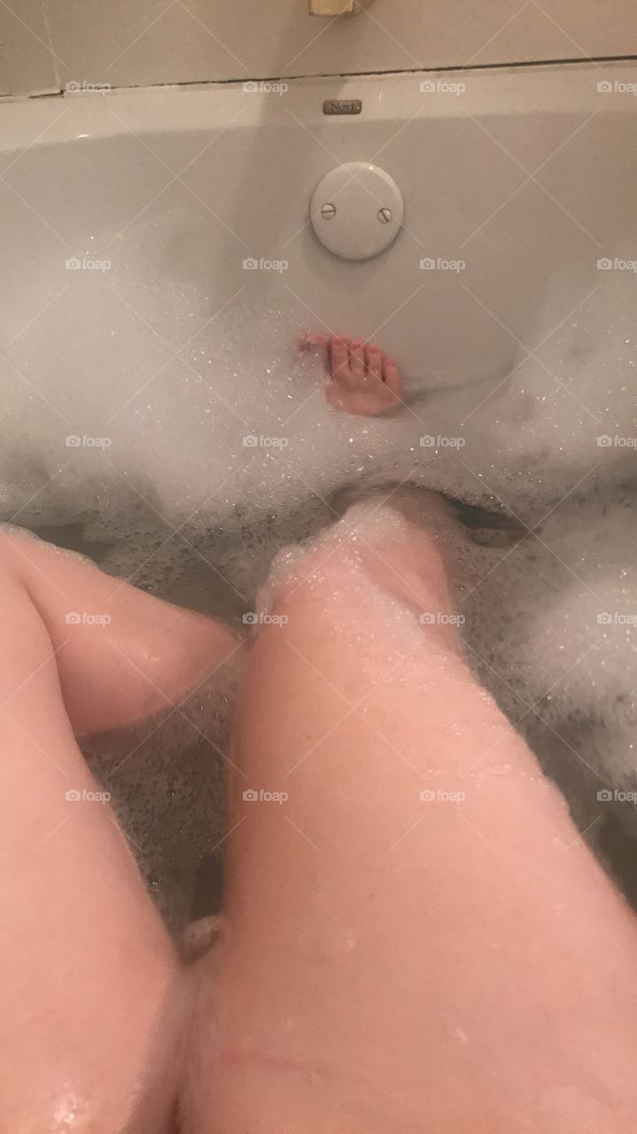 Bath time. 