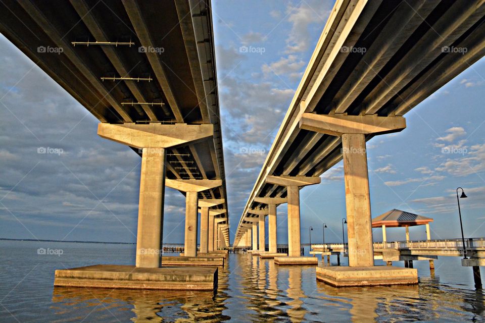 Perspective matters - massive concrete passage over the water - Architecture- It is the view in which the viewer sees a built form, but it is also the way in which we see buildings, normally through “ architect glasses”.
