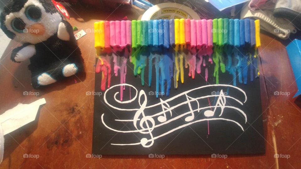 the color of music canvas