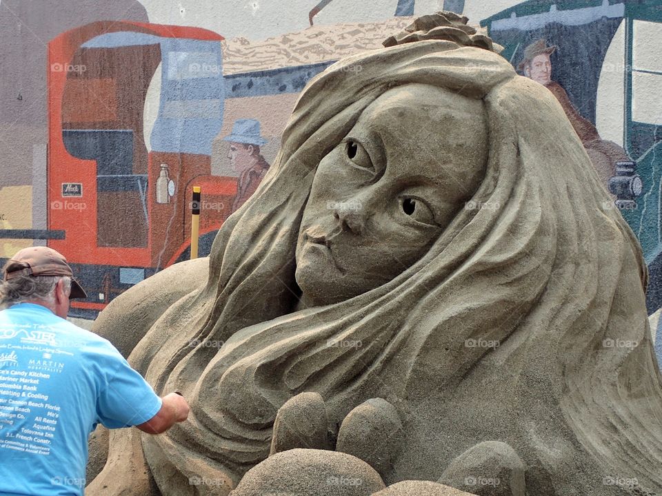 Sand sculpture 