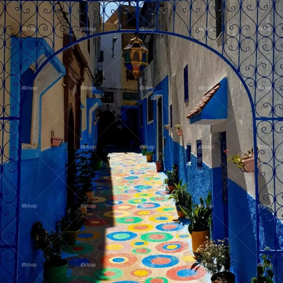 blue city