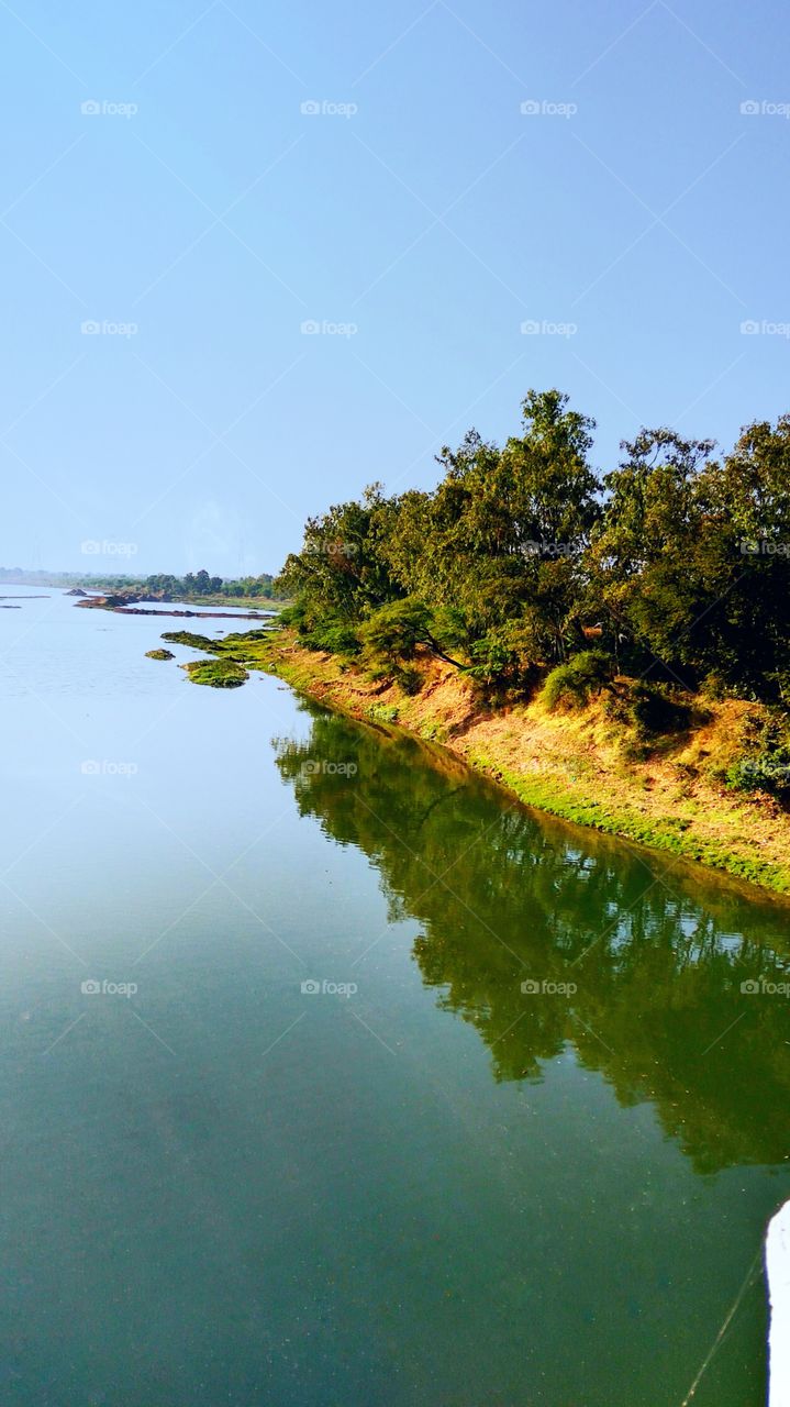 River side reflection