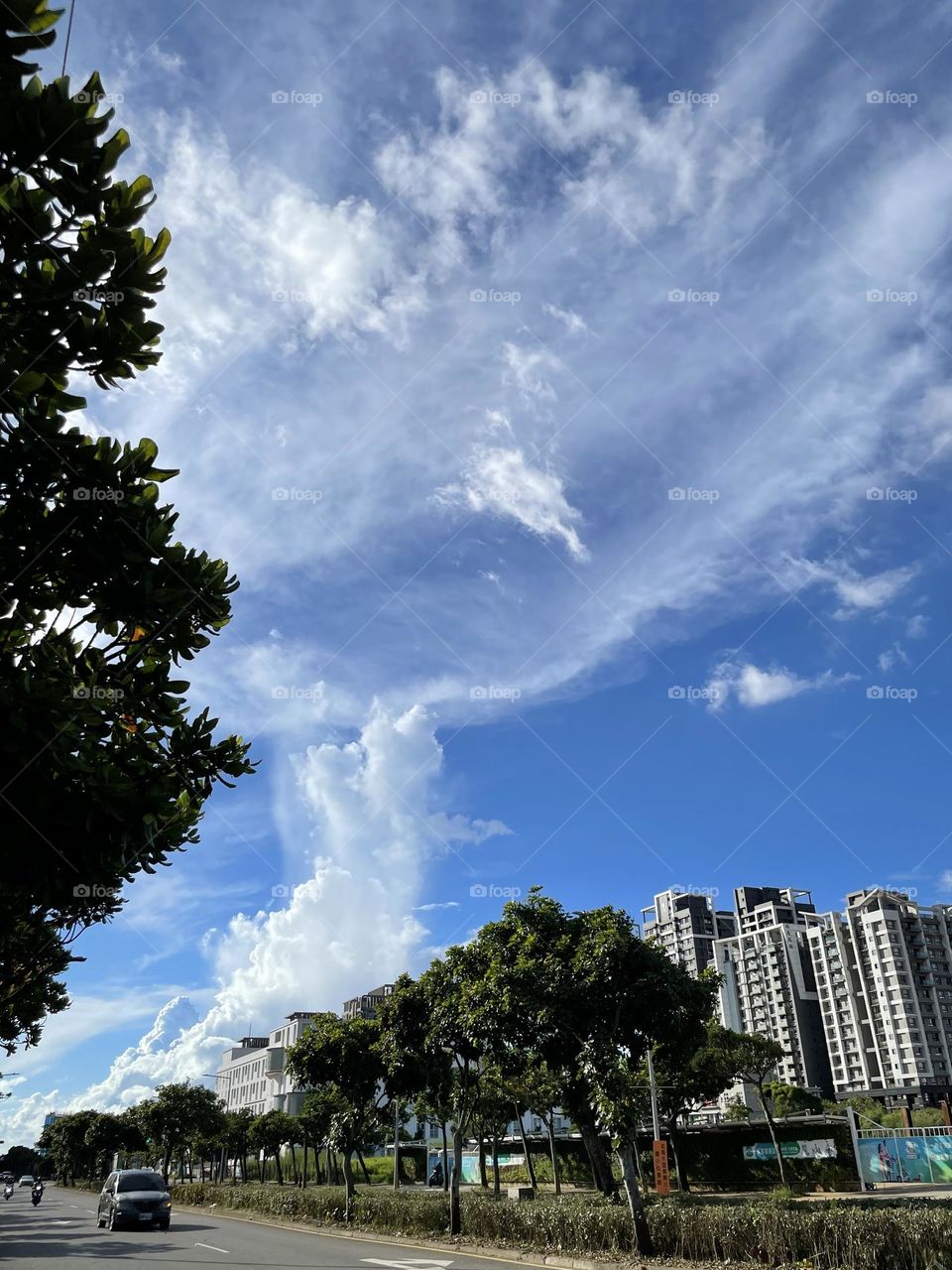 Broad roads and blue skies