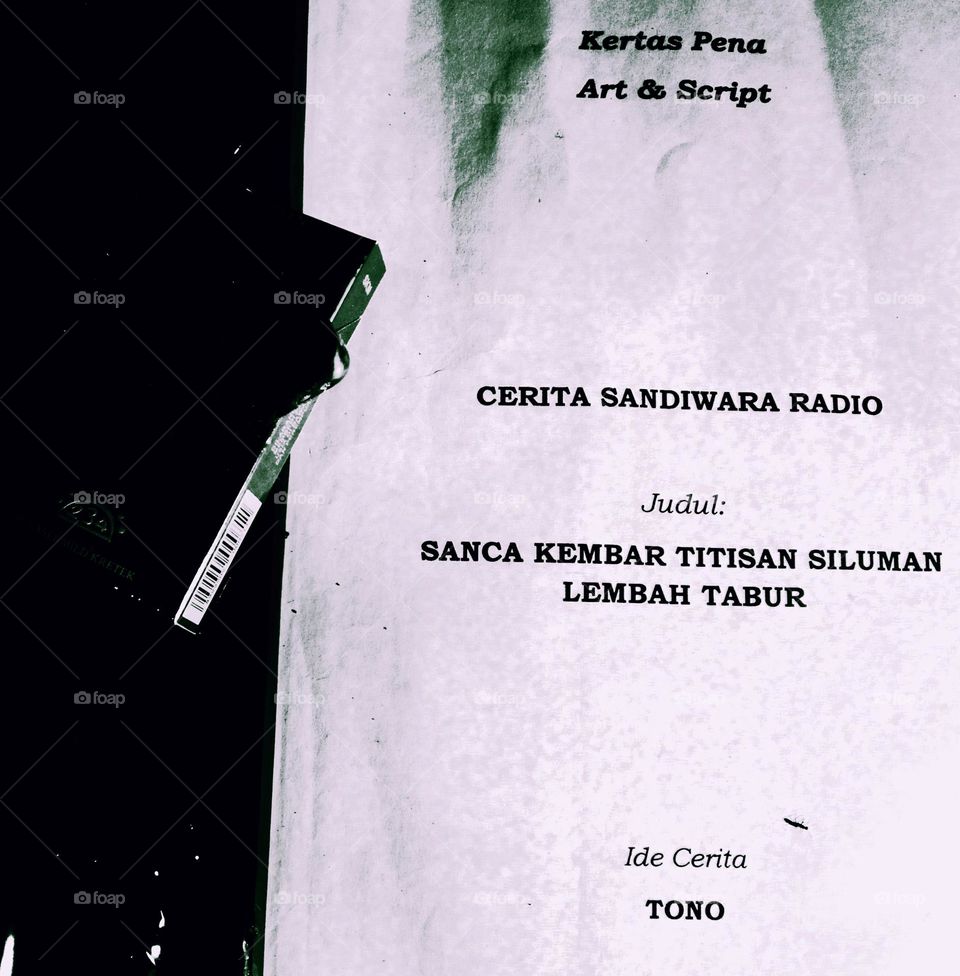 Whatever the story is from a story, it is not far from the script and the script is the result of a high imagination so that it is packaged in one concept to be developed.