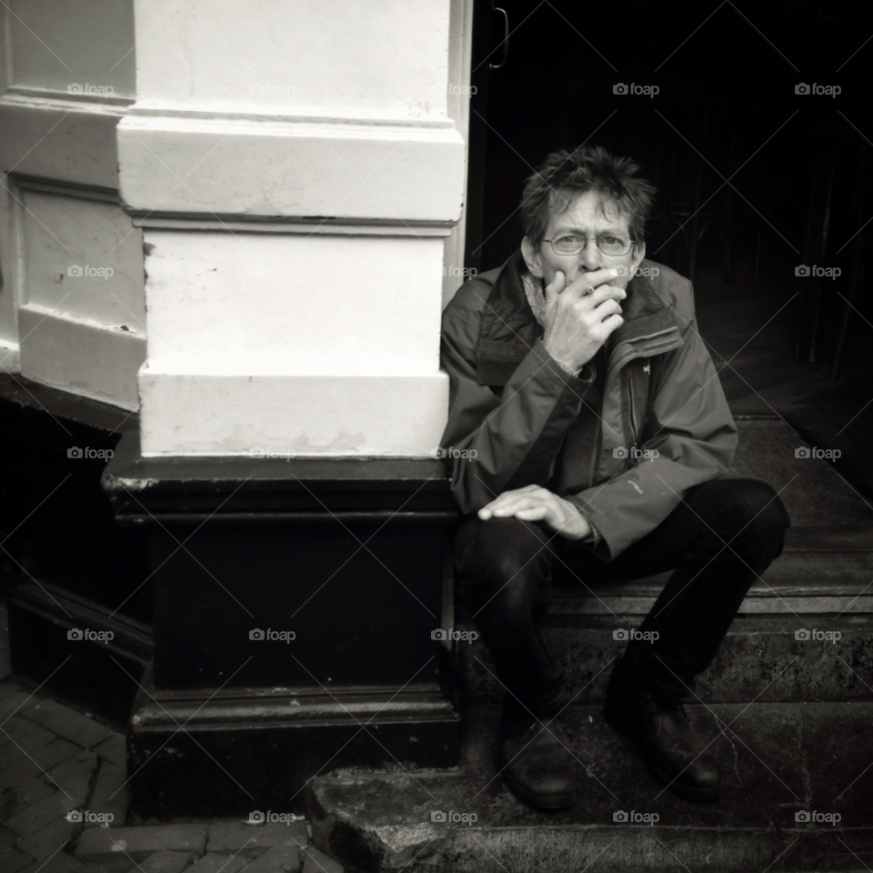 man thinking confused thoughtful by ips