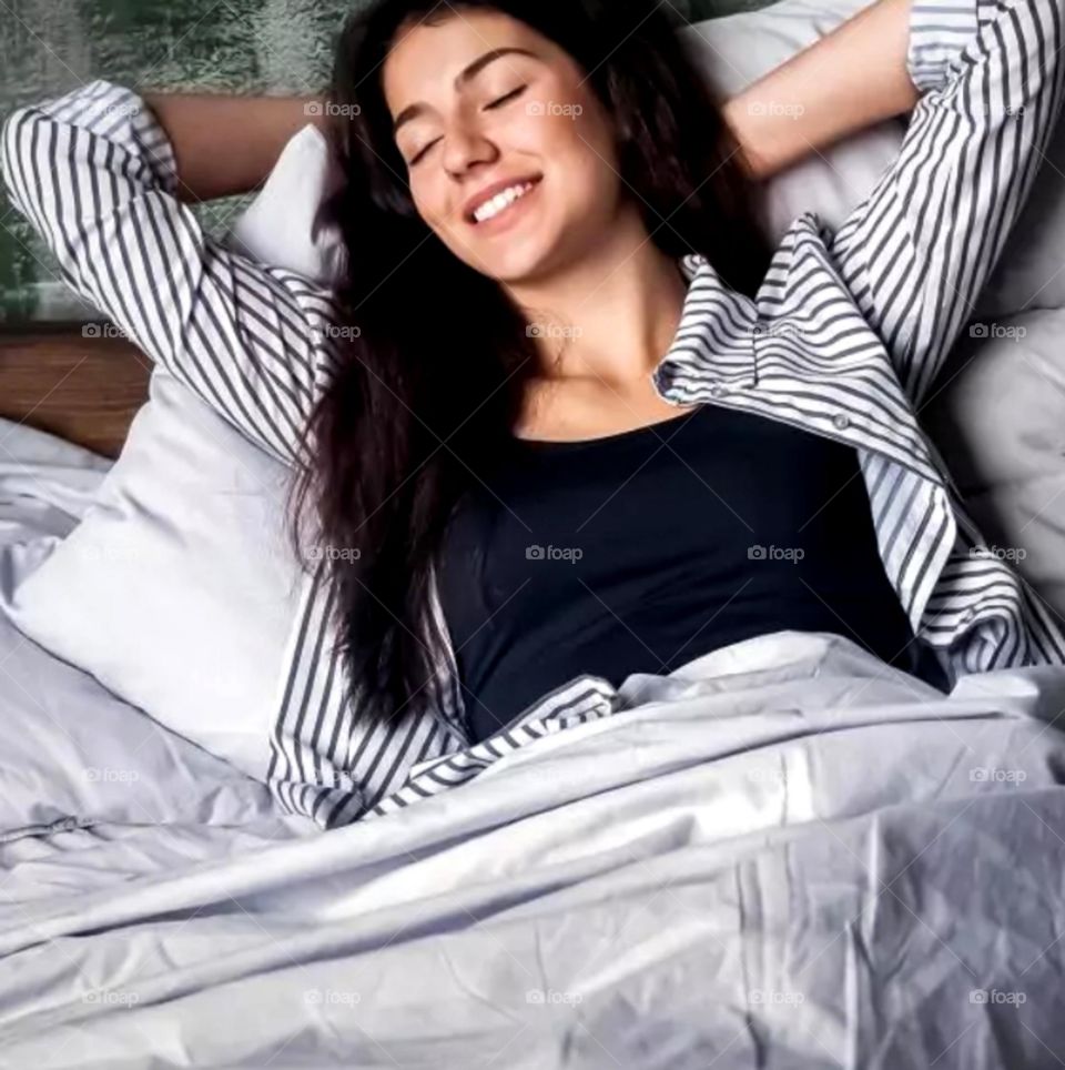 nice Ladi sleep properly and with smile looks so nice click so pretty