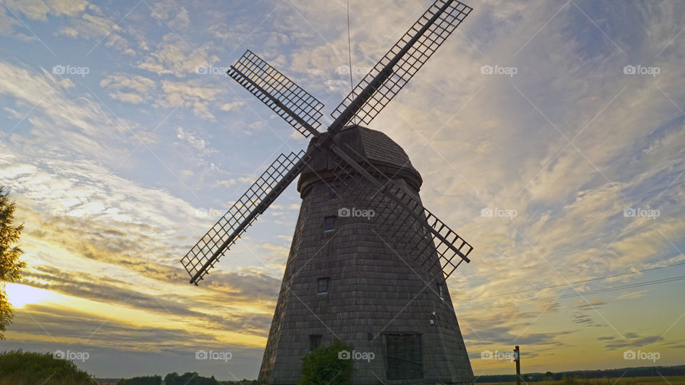 old windmill near Darbėnai