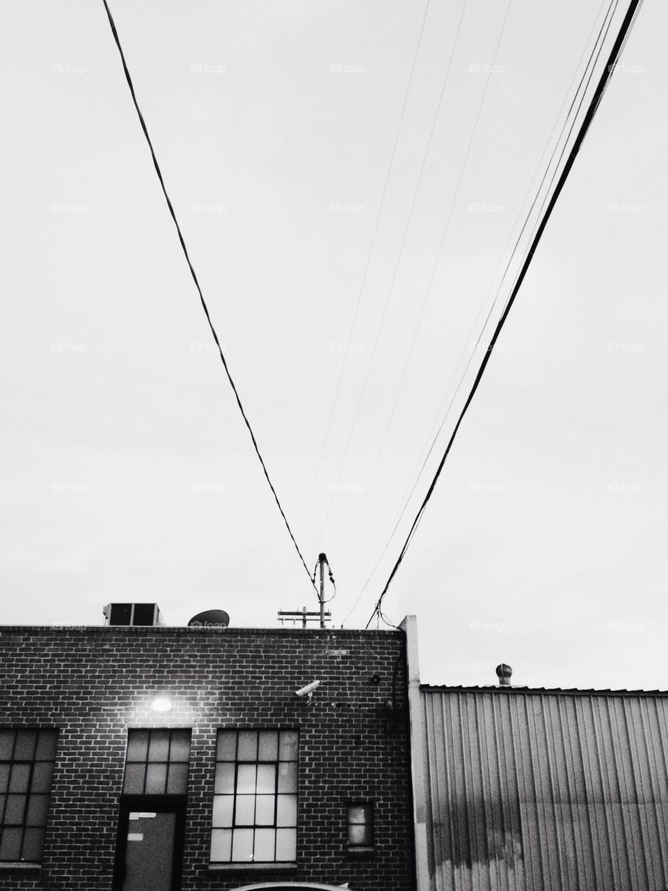 Brick building minimalism