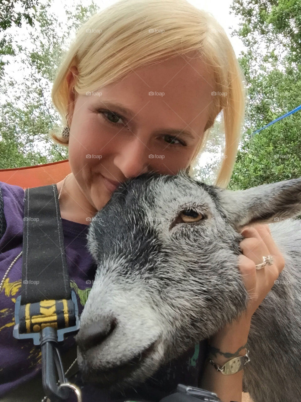 Pygmy goat selfie. I love pygmy goats