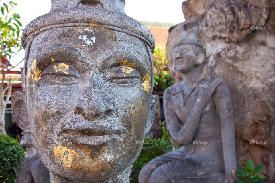 statue tourism bangkok religion by nautiflyer