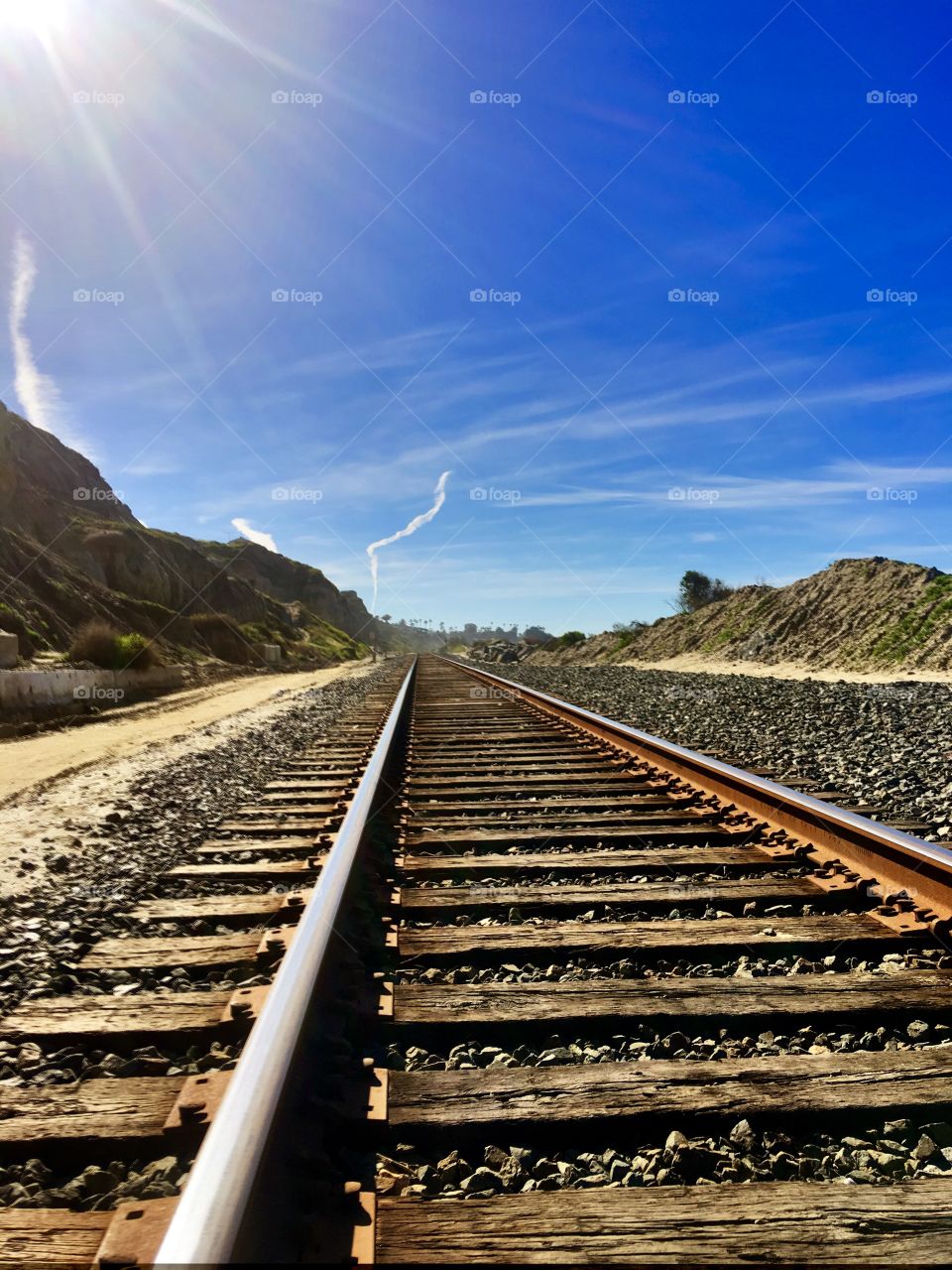 Foap Mission-“Editors Choice: Photo Of The Week”! Railroad Tracks Along The Southern California Coastline!