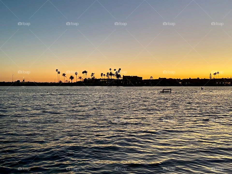 Sunset at China Cove Beach in Corona del Mar 