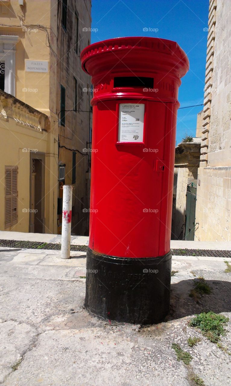 Red letter box