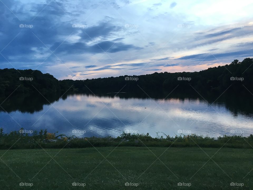 Lake scenery.