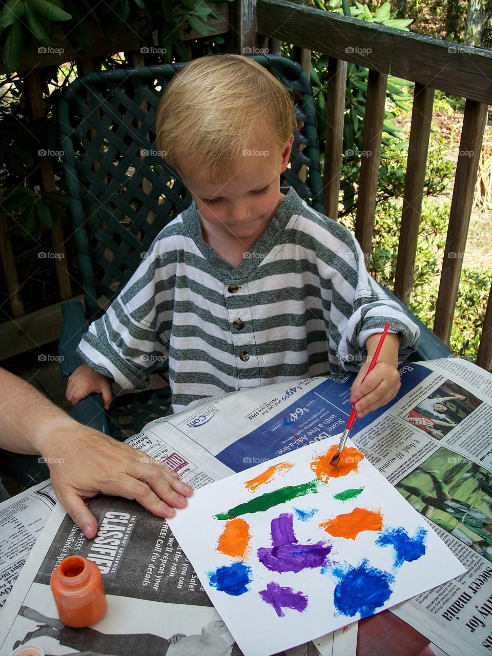 Kid painting