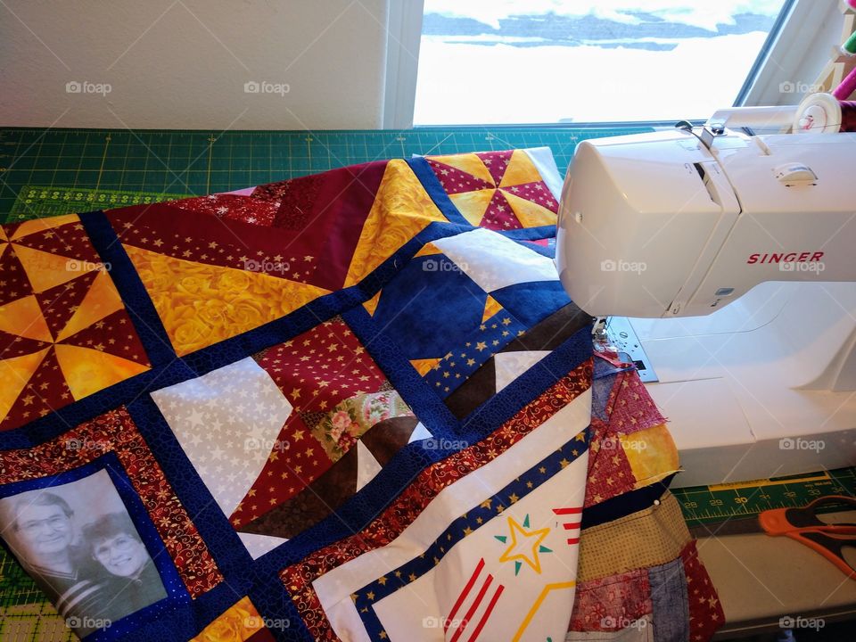 winter quilting