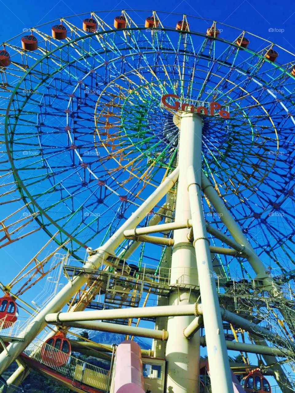 beautiful view of faris wheel