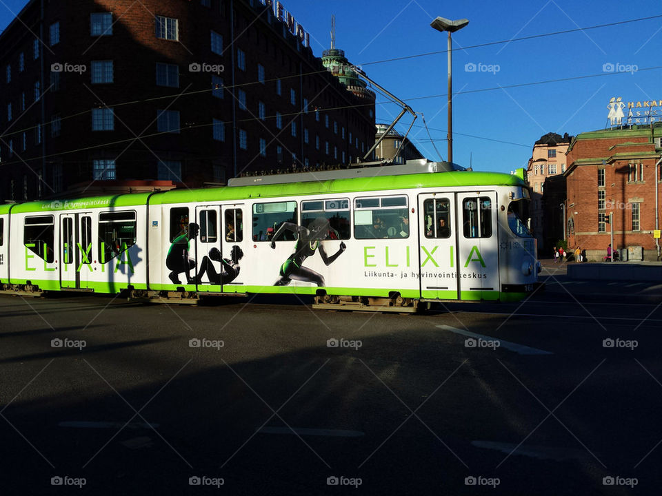 Helsinki city tram