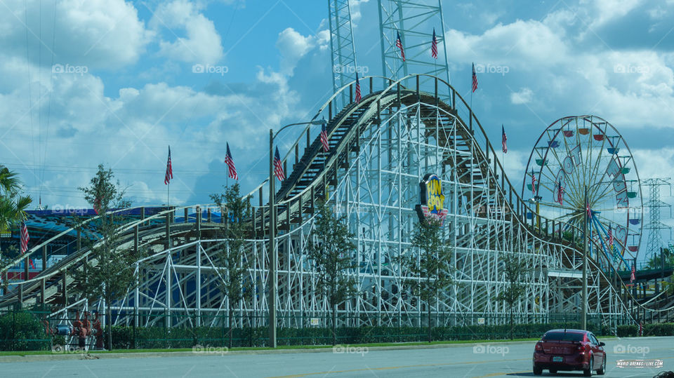 Wooden Roller Coaster