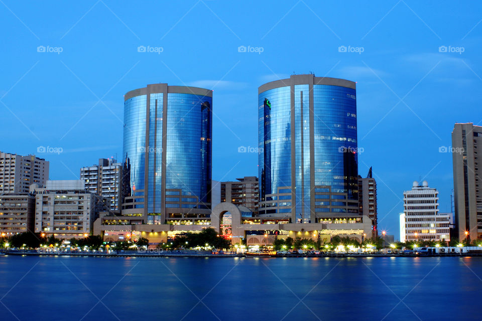 Dubai, united Arab Emirates Twin Towers, middle east, modern architecture
