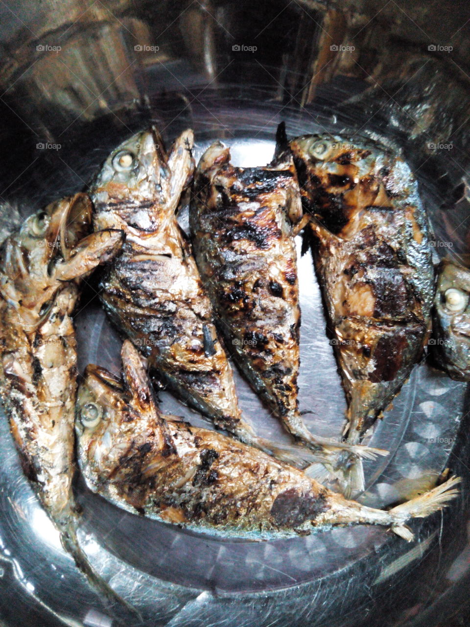 grilled mackerel. thai food