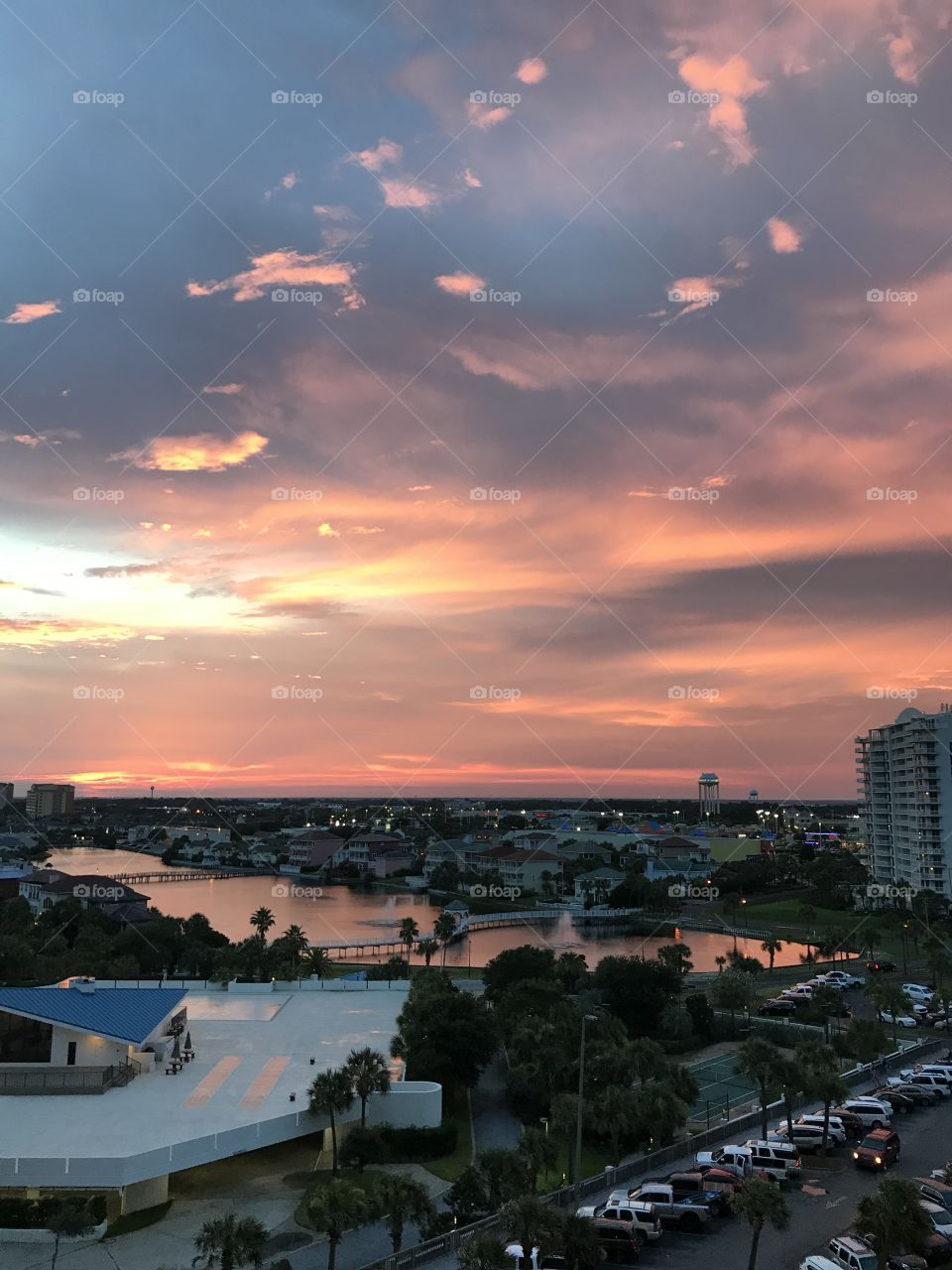 A sunset in Florida is always beautiful.