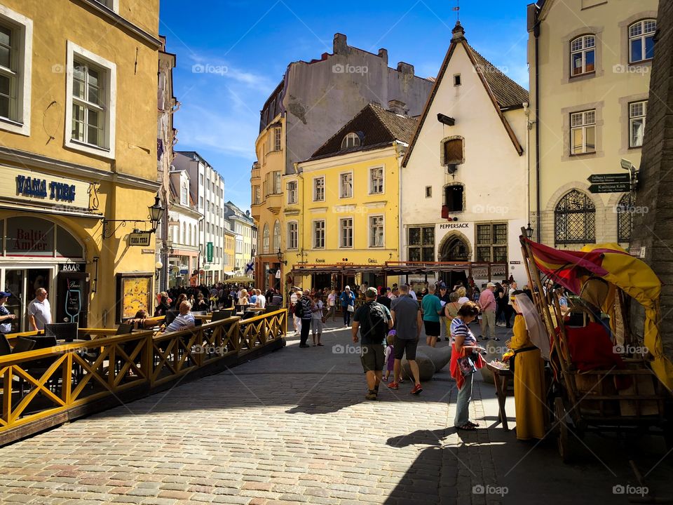 Old town of Tallinn, Estonia 