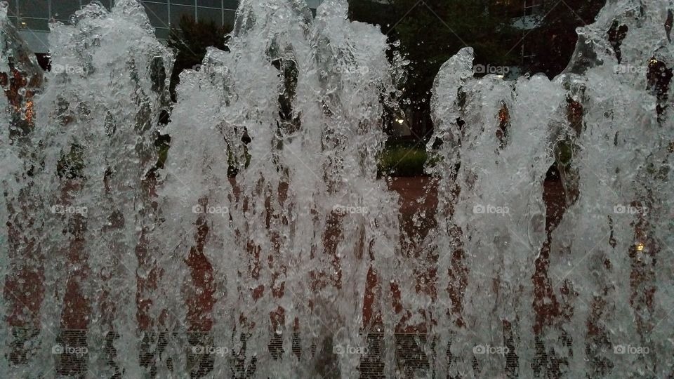 water fountain downtown