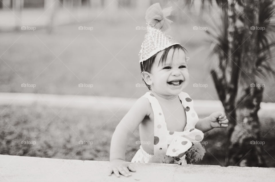 Portrait of a cute happy boy