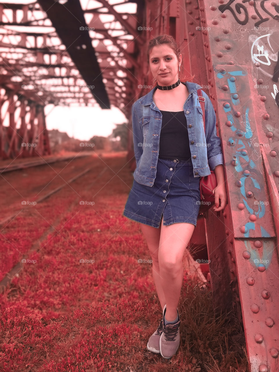 puente tunel del tren