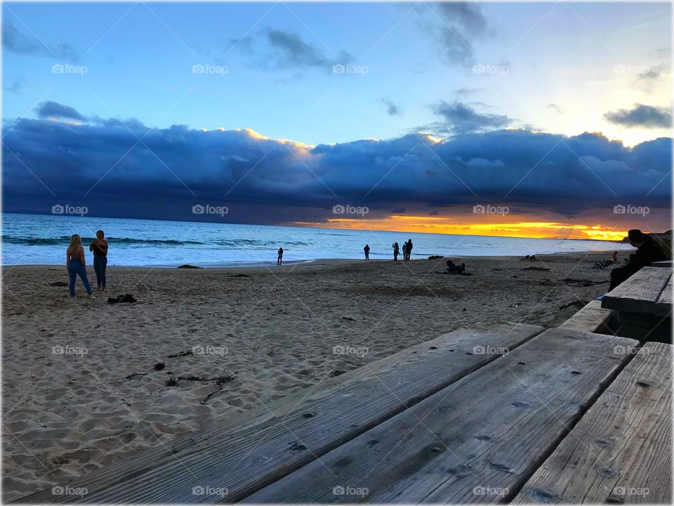 Sunset at Crystal Cove 