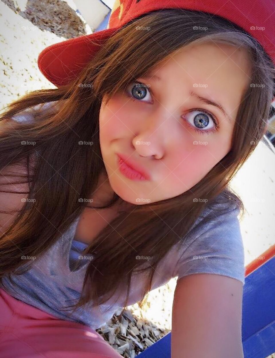 Attitude with style! I love this photo of my gorgeous girl. It captures the pre teen attitude perfectly 