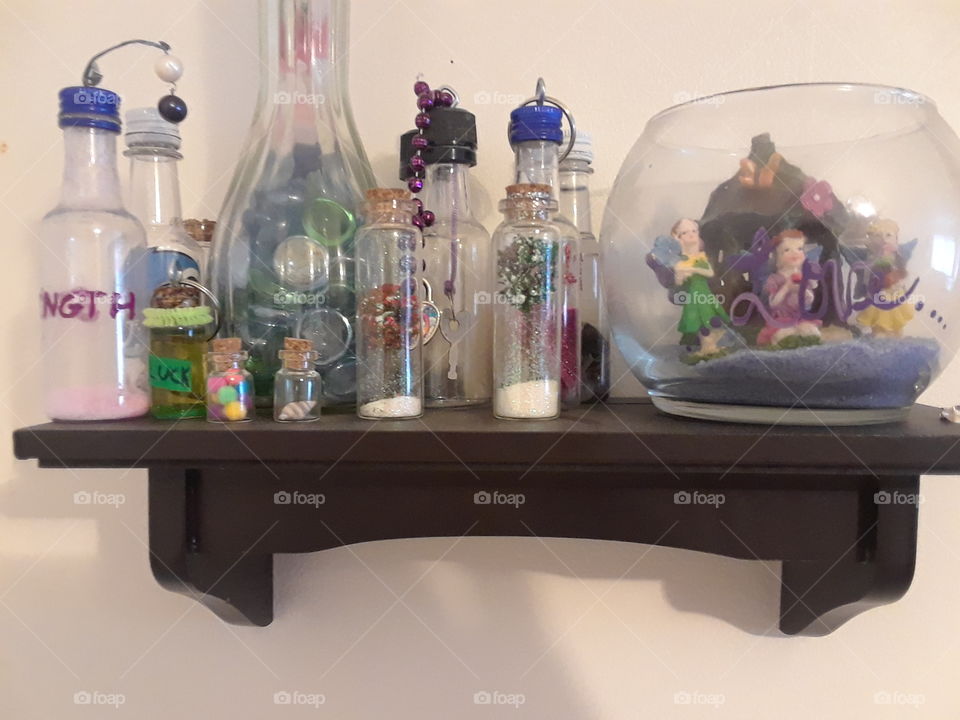 decor mini bottles